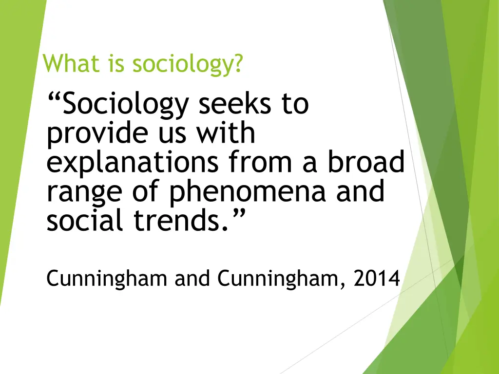 what is sociology sociology seeks to provide