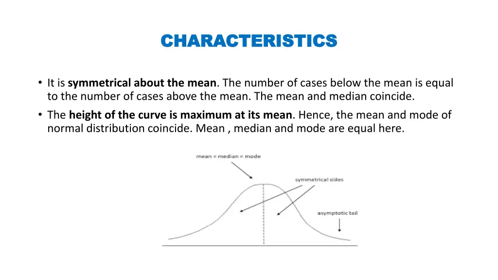 characteristics characteristics