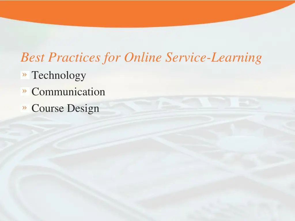 best practices for online service learning