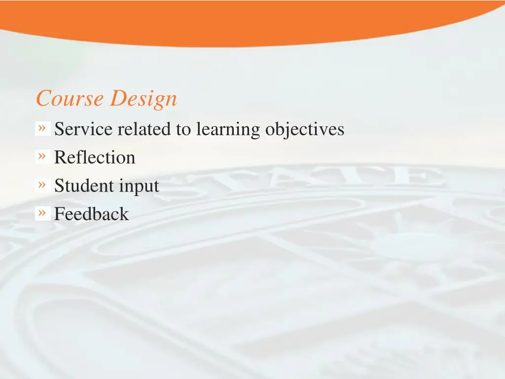 course design service related to learning