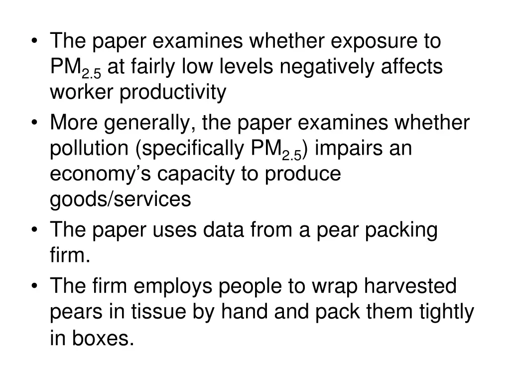 the paper examines whether exposure