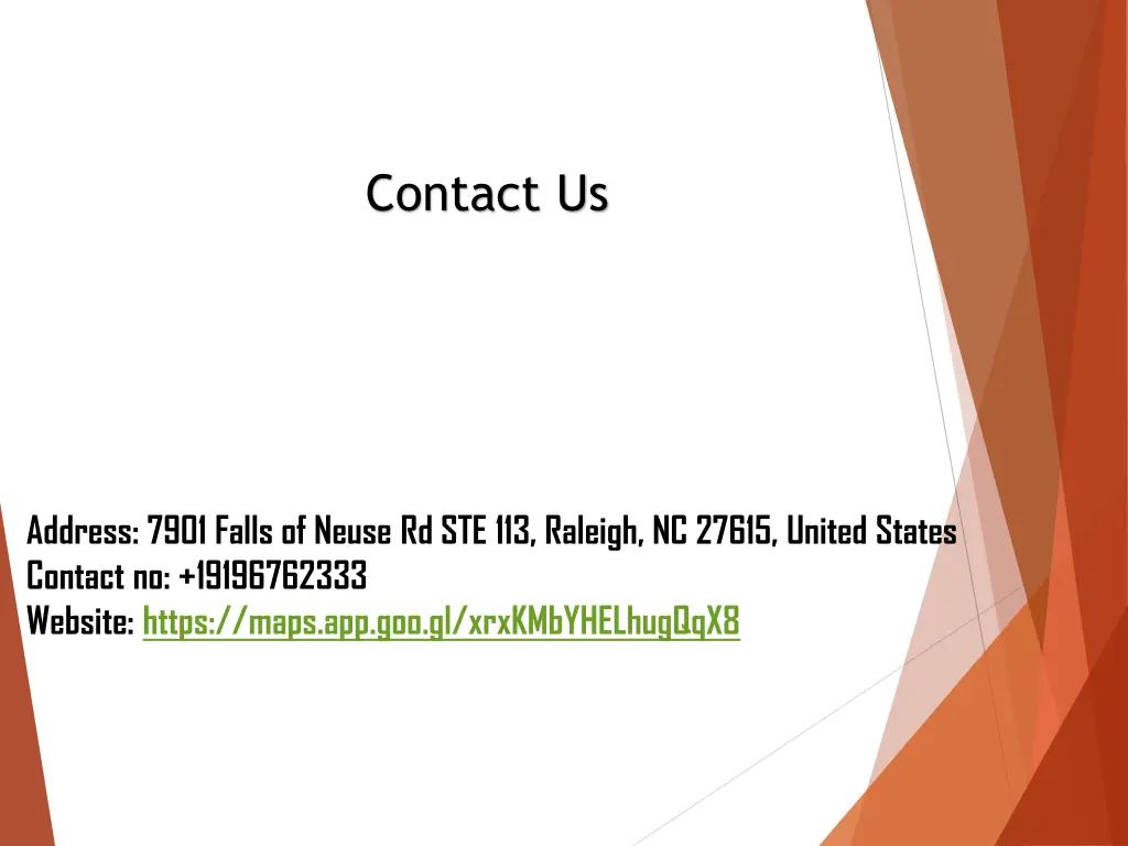 contact us