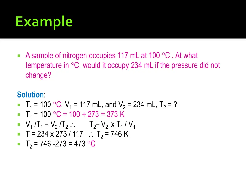 a sample of nitrogen occupies 117 mlat