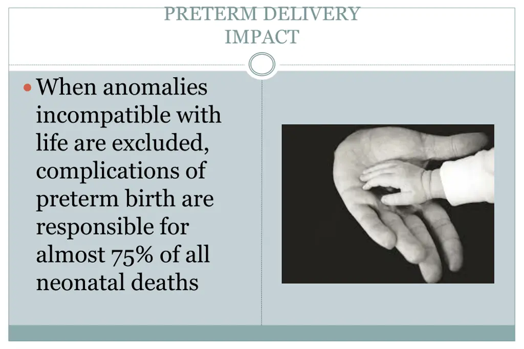 preterm delivery impact