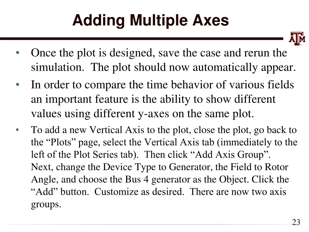 adding multiple axes