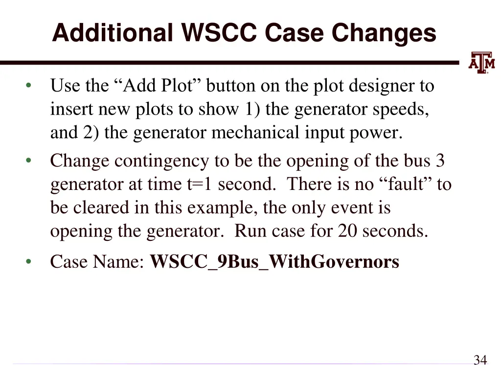 additional wscc case changes