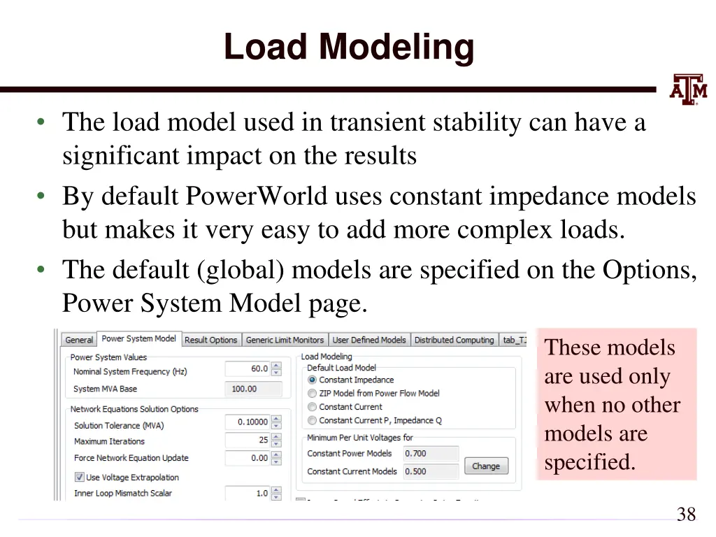 load modeling