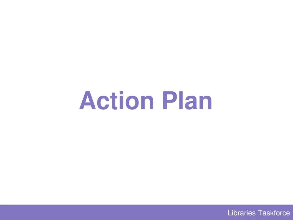 action plan