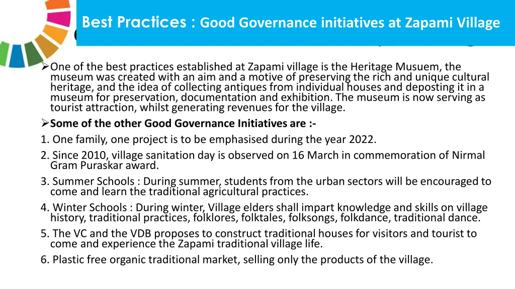 best practices good governance initiatives