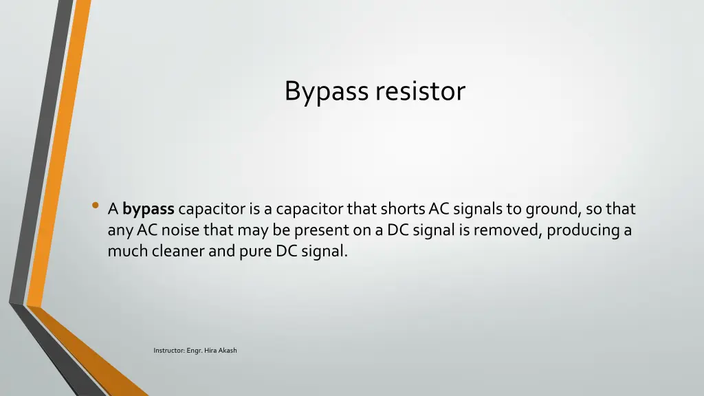 bypass resistor