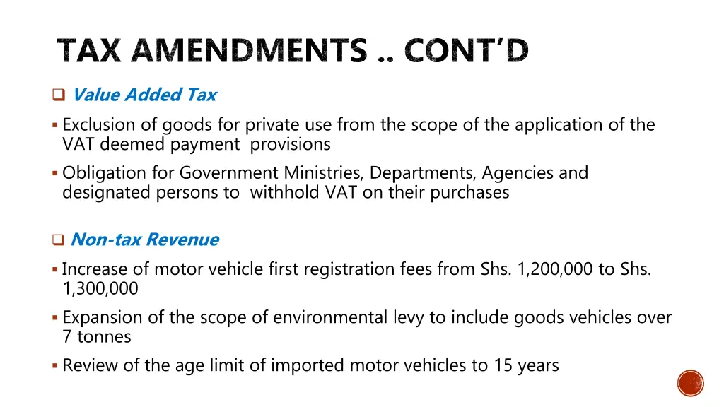 tax amendments cont d 1