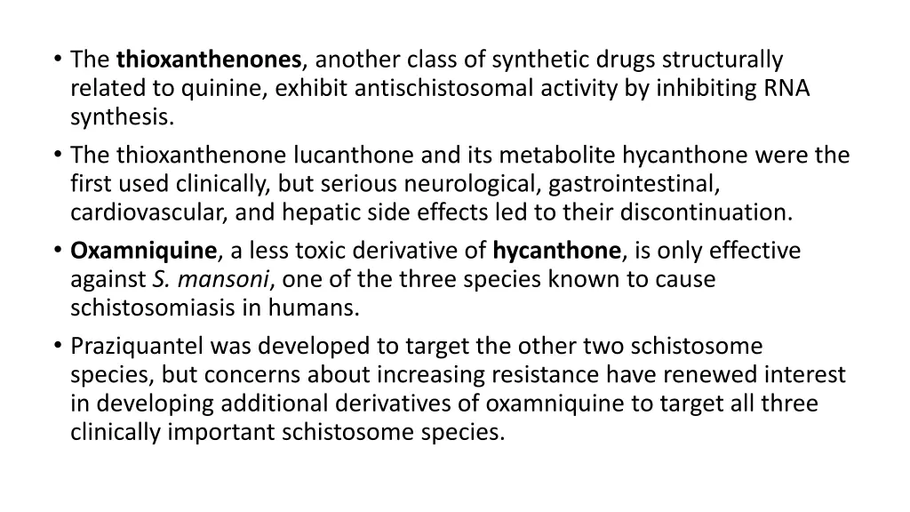 the thioxanthenones another class of synthetic