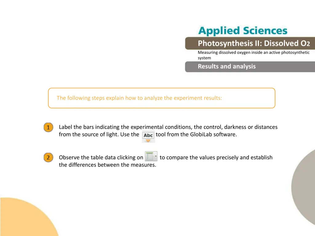 photosynthesis ii dissolved o 2 measuring 14