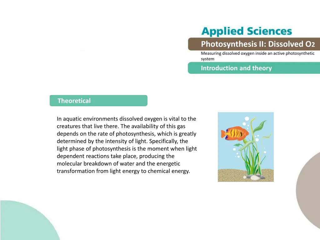 photosynthesis ii dissolved o 2 measuring 3