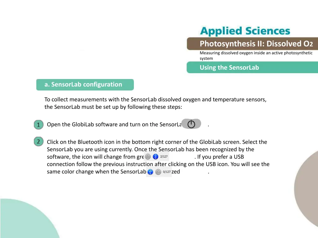 photosynthesis ii dissolved o 2 measuring 7