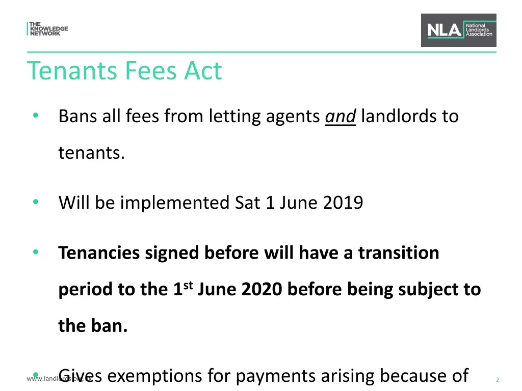 tenants fees act