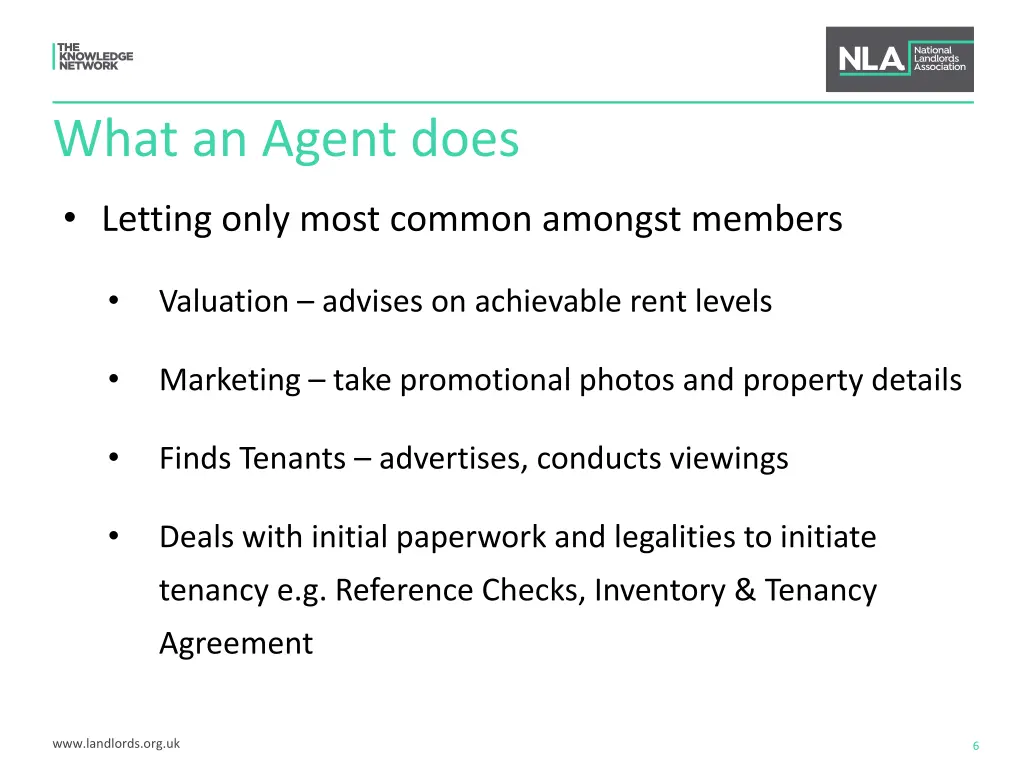 what an agent does 1