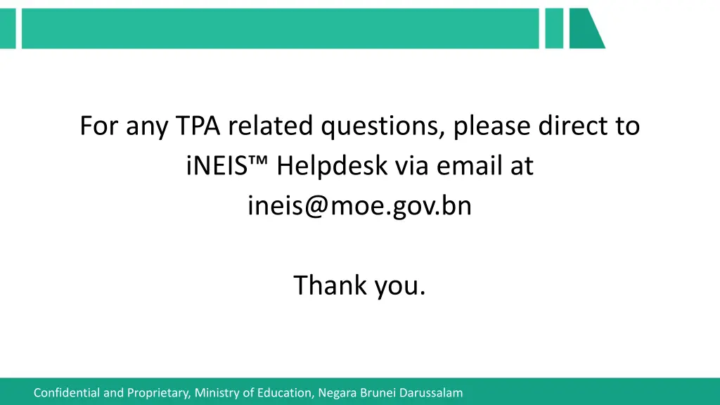 for any tpa related questions please direct