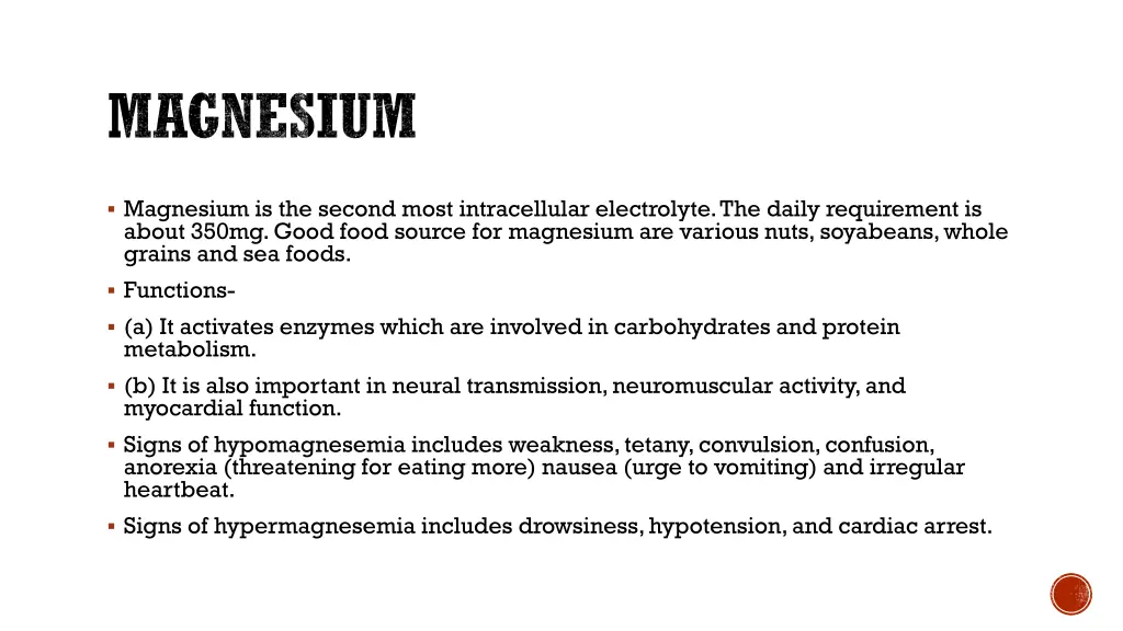 magnesium