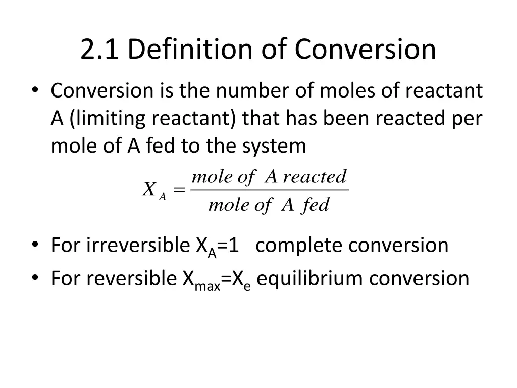 2 1 definition of conversion conversion