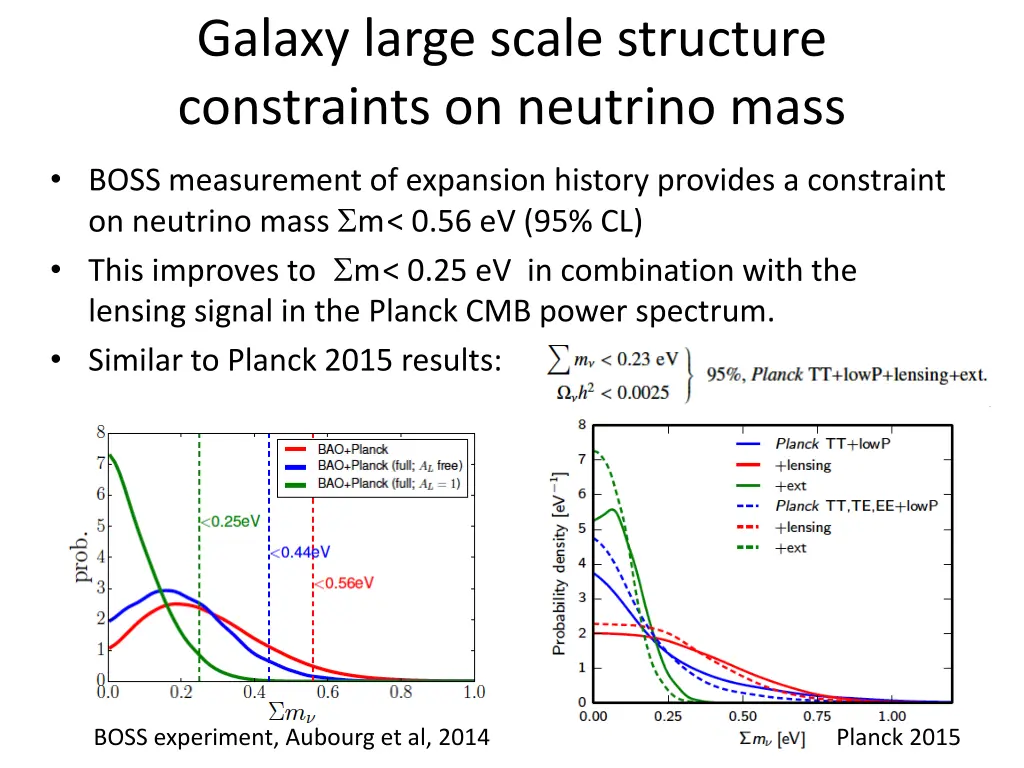 galaxy large scale structure constraints