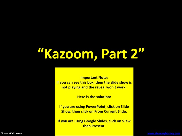 kazoom part 2