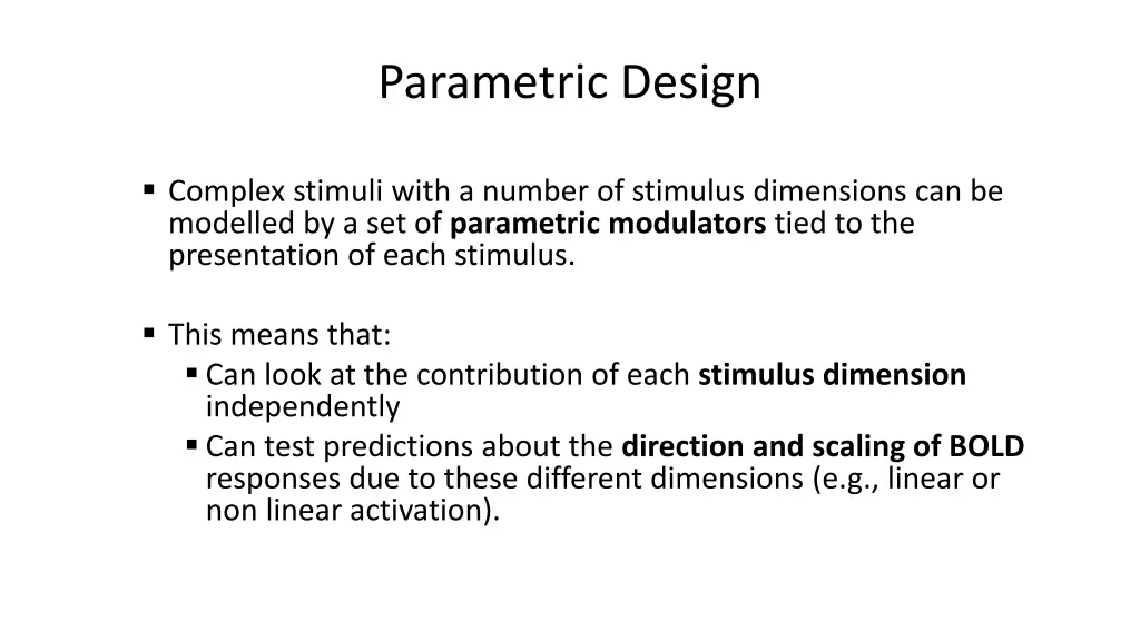 parametric design