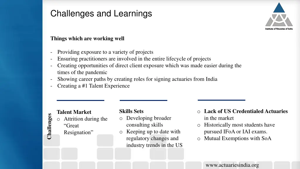 challenges and learnings 1