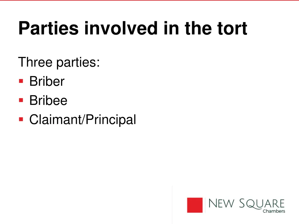 parties involved in the tort