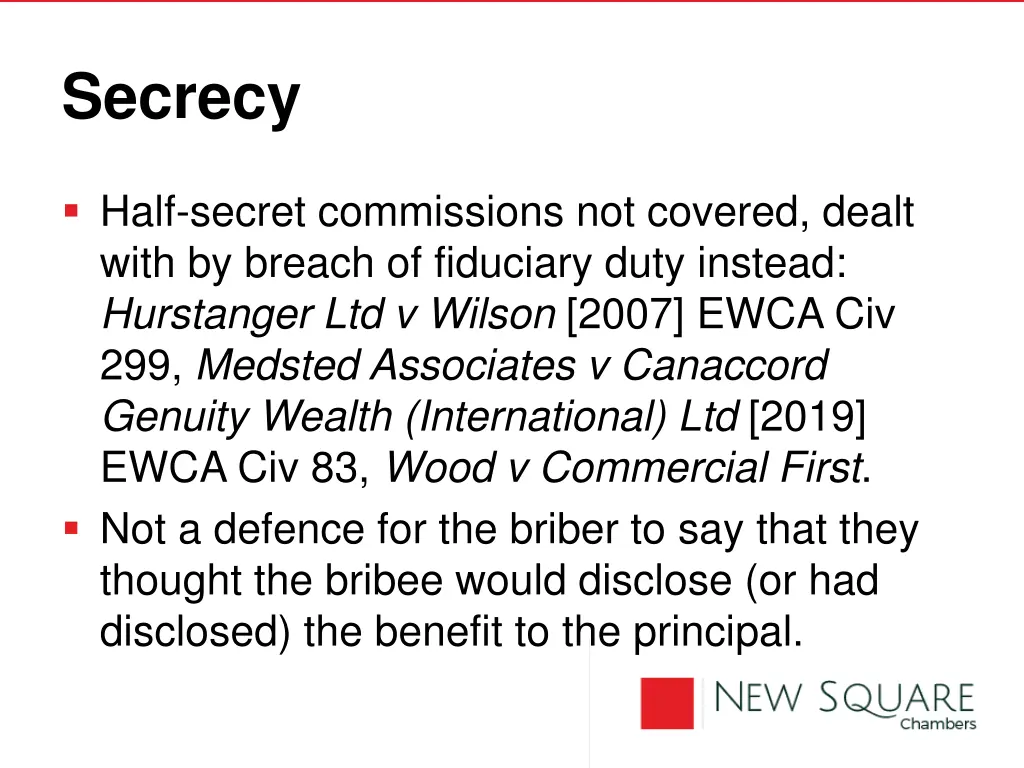 secrecy