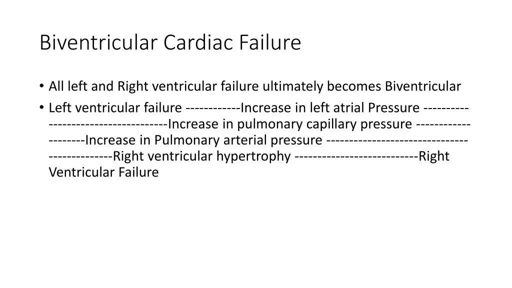 biventricular cardiac failure