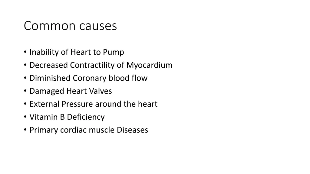 common causes