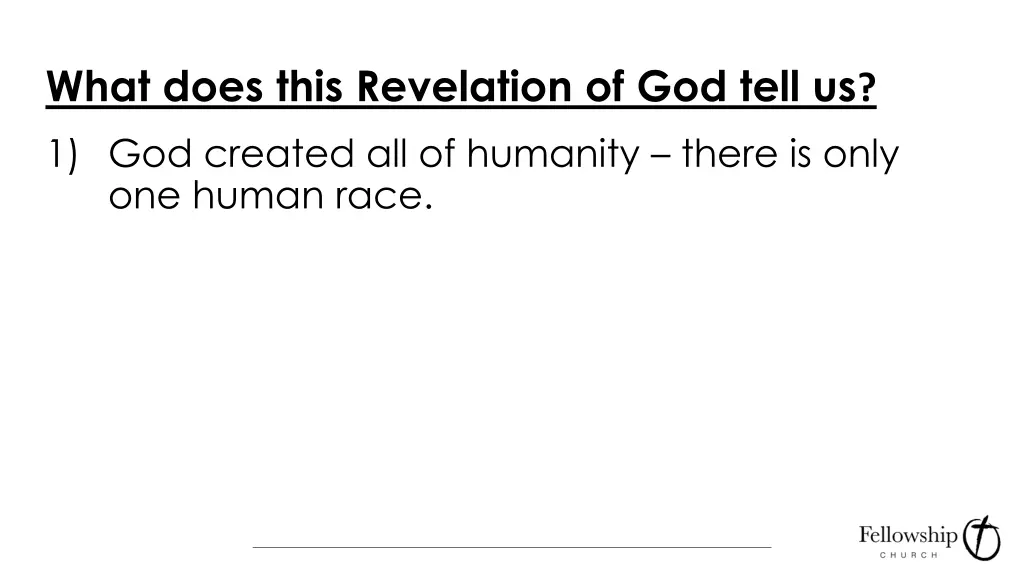 what does this revelation of god tell