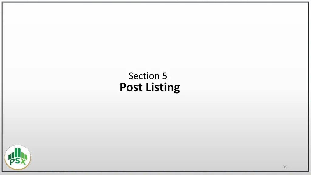 section 5 post listing