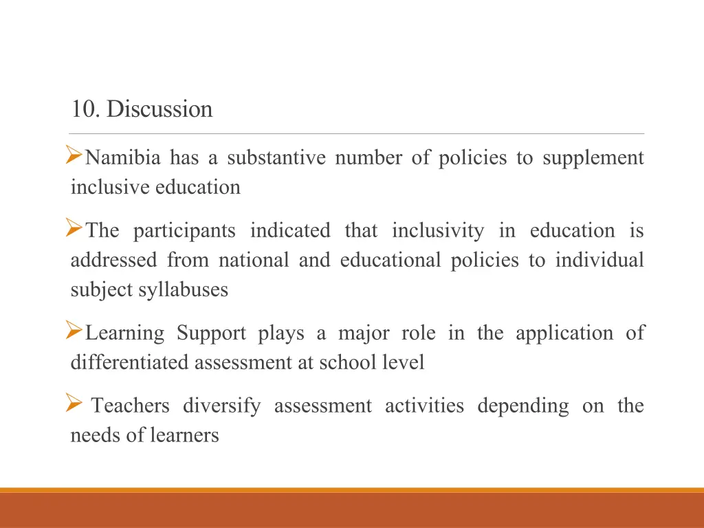 10 discussion namibia has a substantive number