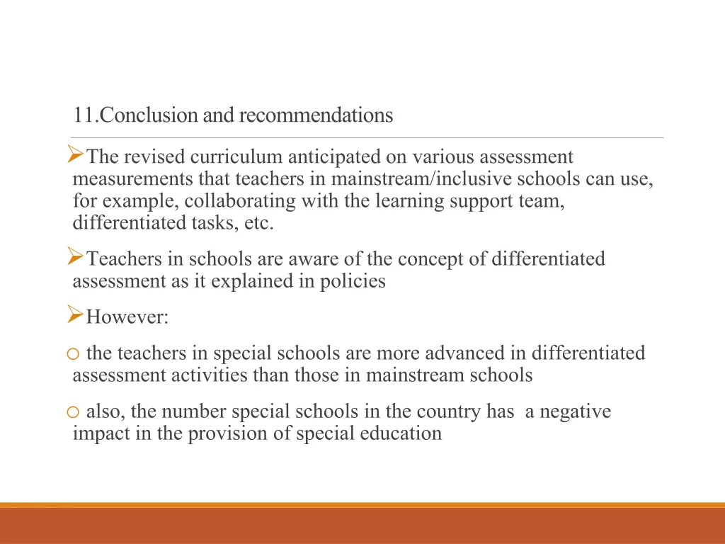 11 conclusion and recommendations the revised