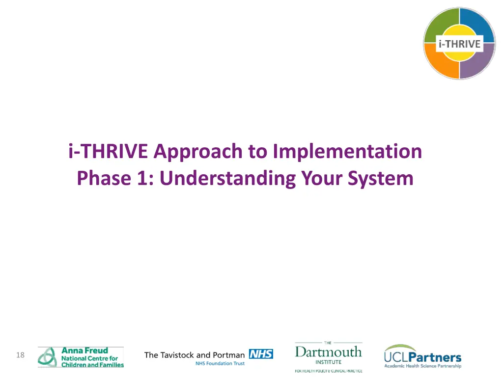 i thrive approach to implementation phase