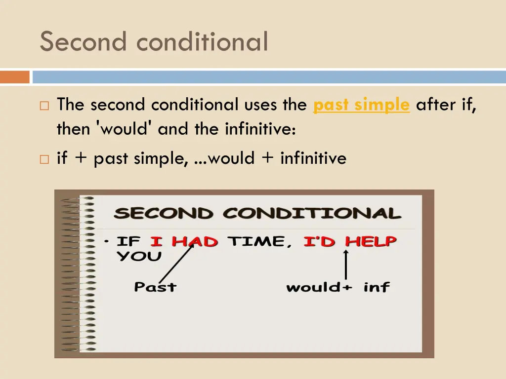 second conditional