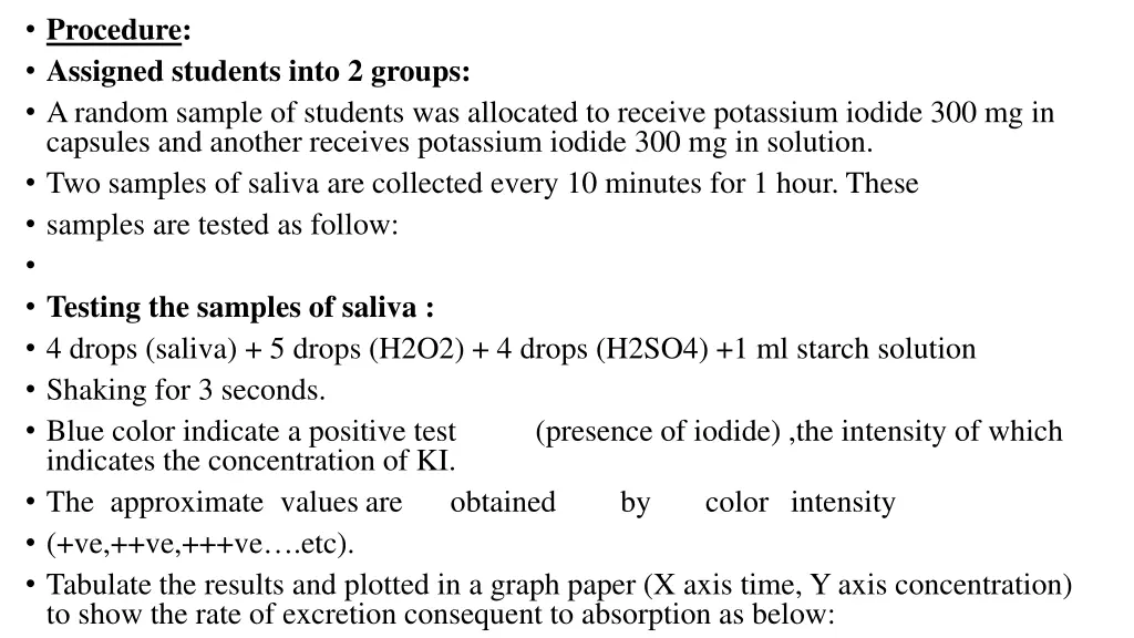 procedure assigned students into 2 groups