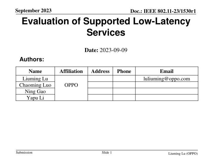 september 2023 evaluation of supported