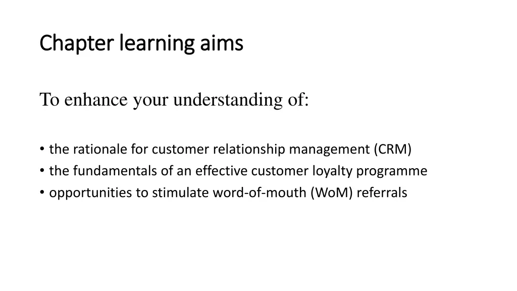 chapter learning aims chapter learning aims