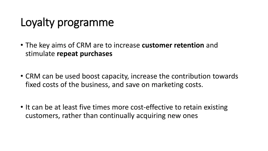 loyalty programme loyalty programme 1