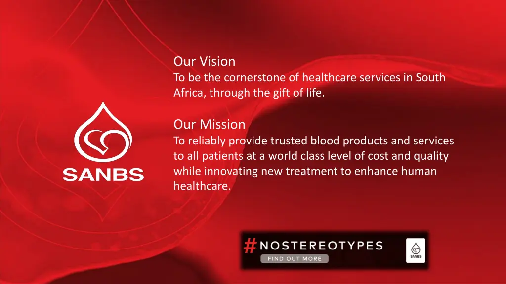 our vision to be the cornerstone of healthcare