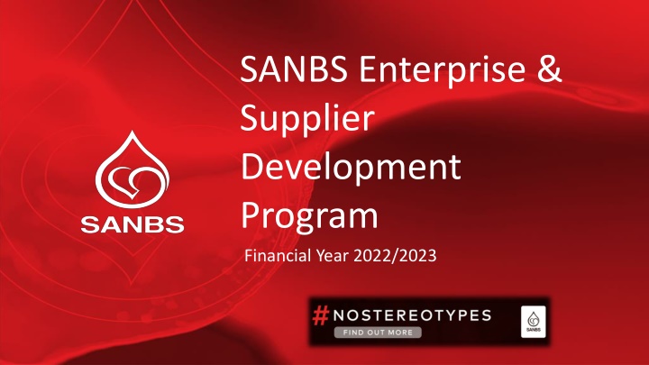 sanbs enterprise supplier development program