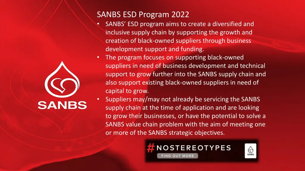 sanbs esd program 2022 sanbs esd program aims