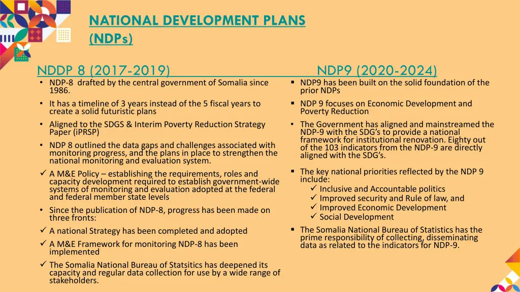 national development plans ndps