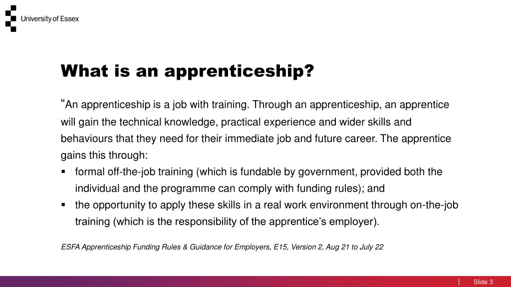 what is an apprenticeship