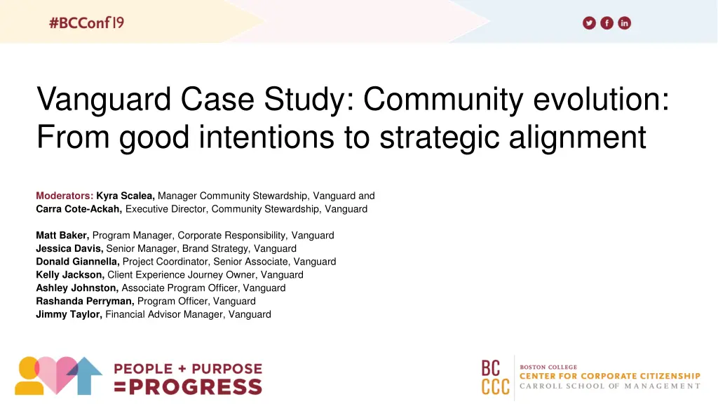 vanguard case study community evolution from good 1