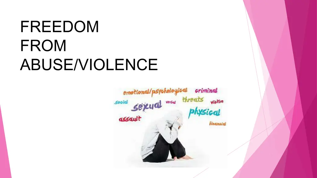 freedom from abuse violence