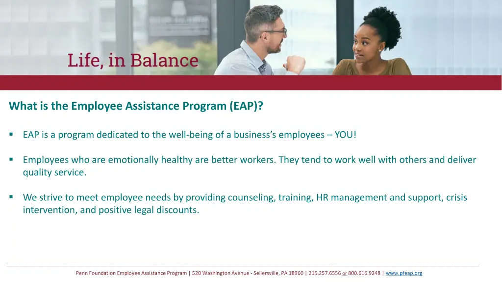 what is the employee assistance program eap